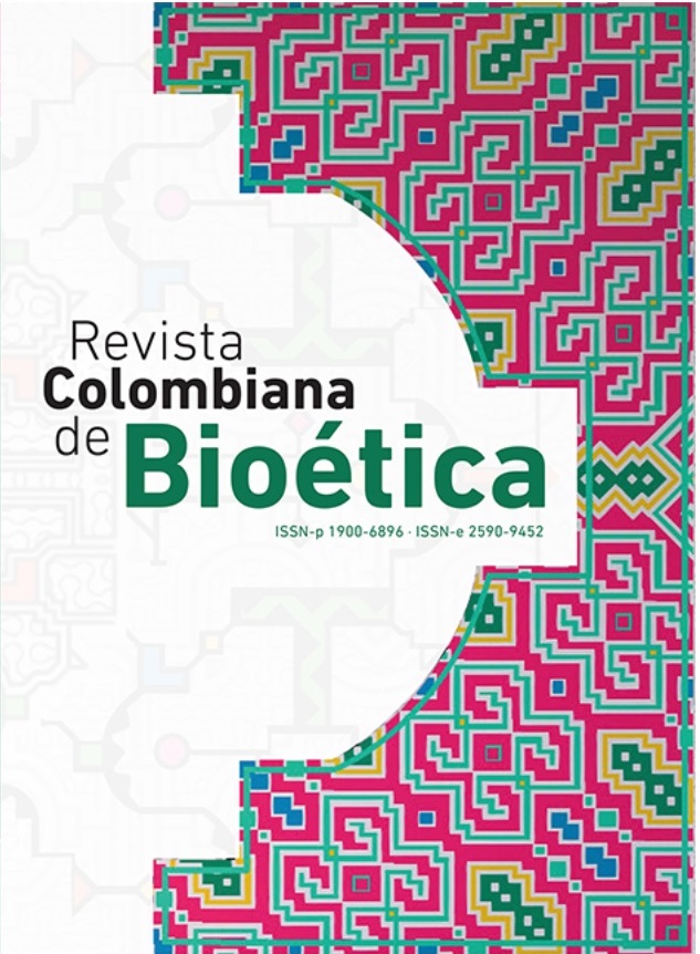 revista bioetica colombia